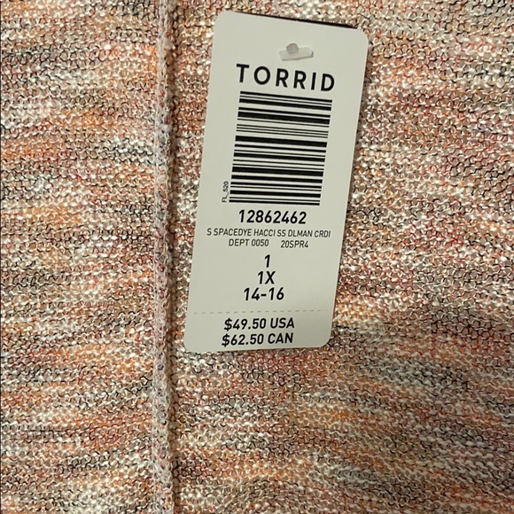 Torrid Open Front Cardigan - Picture 4 of 5